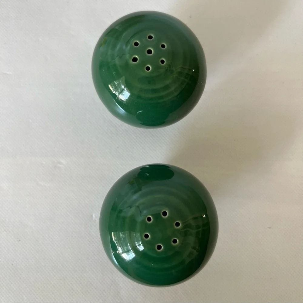 Fiesta Dark Green Salt & Pepper Shakers